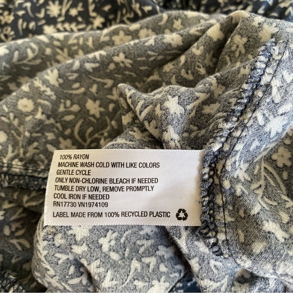 Universal Thread Blue Floral Maxi Dress - Picture 5 of 16